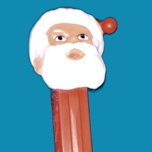 Vintage Pez Dispenser Santa Claus Open Eyes & Feet Christmas